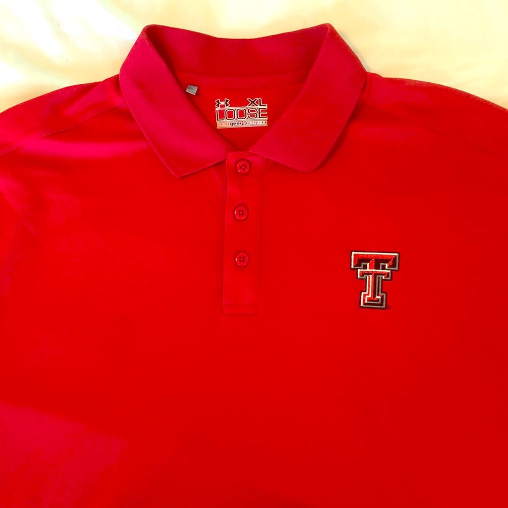 Under Armour Short Sleeve Golf Polo - Texas Tech